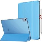Z-Mobile iPad Air 11" M4 2026/M3 2025/M2 2024 Uyumlu Kılıf 360 Dönen Yatay Dikey Standlı Kalem Bölmeli Tablet Kılıfı Darbelere Dayanıklı - Mavi