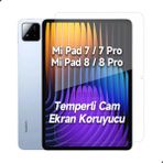 Z-Mobile Xiaomi Mi Pad 7 / 7 Pro ve Mi Pad 8 / 8 Pro 11,2" Uyumlu Ekran Koruyucu Temperli Cam Ekran Koruyucu - Şeffaf