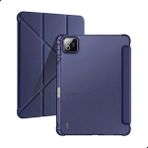 Z-Mobile Xiaomi Mi Pad 7/7 Pro ve Mi Pad 8/8 Pro Kılıf Üçe Katlanan Kalem Bölmeli Standlı Tablet Kılıfı Uyandırma Özellikli Darbelere Dayanıklı - Lacivert