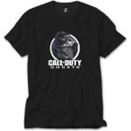 Z Zeplin Call Of Duty Ghosts Text Siyah Tişört - 3XL