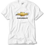 Z Zeplin Chevrolet Logo Beyaz Tişört - M