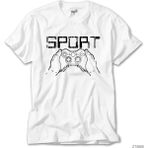 Z Zeplin E-Sport Gamer Beyaz Tişört - XS