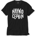 Z Zeplin Hayko Cepkin Text Siyah Tişört