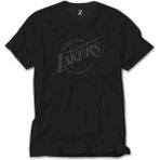 Z Zeplin Los Angeles Lakers Grey Silhouette Siyah Tişört - XL
