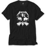 Z Zeplin Metallica Cliff Burton Face Siyah Tişört