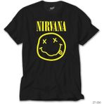 Z Zeplin Nirvana Logo Siyah Tişört - 2XL