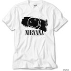 Z Zeplin Nirvana Splash Beyaz Tişört - XL