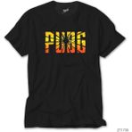 Z Zeplin Pubg Logo Cracked Siyah Tişört - 3XL