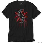 Z Zeplin Slipknot Goat Logo Siyah Tişört - 5XL