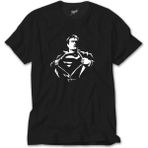 Z Zeplin Superman Man Siyah Tişört - 3XL