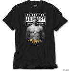 Z Zeplin Tupac Parental Advisory Siyah Tişört - M