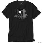 Z Zeplin Tupac Shakur Only God Can Judge Me Siyah Tişört - 2XL