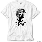 Z Zeplin Tupac Shakur Relax Beyaz Tişört - M