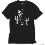 Z Zeplin Tupac Shakur West Side Siyah Tişört - 5XL