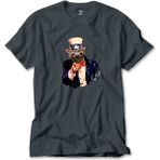 Z zepplin Bear Sam Amca Füme Tişört - 3XL