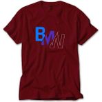 Z zepplin Bmw Colourful Logo Kırmızı Tişört - 4XL