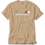 Z zepplin Bmw Logo M Power Motorsport Krem Tişört - XS