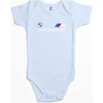 Z zepplin Bmw Logo M Power Motorsport Mavi Renk Bebek Body Zıbın - 0 - 3 Ay