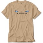 Z zepplin Bmw M4 Series Blue Krem Tişört - 5XL