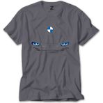 Z zepplin Bmw M4 Series Logo Gri Tişört