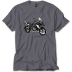 Z zepplin Bmw R1200 Gs Gri Tişört - XL