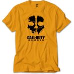 Z zepplin Call Of Duty Black Ghosts Sarı Tişört - XS