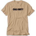 Z zepplin Call Of Duty Black Text Krem Tişört - 4XL