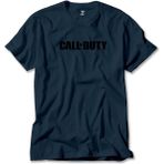 Z zepplin Call Of Duty Black Text Lacivert Tişört - S