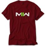 Z zepplin Call Of Duty Modern Warfare Iı Logo Kırmızı Tişört - 3XL