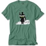 Z zepplin Call Of Duty Silhouette M3 Yeşil Tişört - 3XL