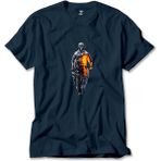 Z zepplin Call Of Duty Skull Warrior Lacivert Tişört - 3XL