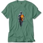 Z zepplin Call Of Duty Skull Warrior Yeşil Tişört - 5XL