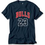 Z zepplin Chicago Bulls 23 Lacivert Tişört - XS