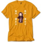 Z zepplin Demon Slayer Nezuko Kamado Sarı T-Shirt - 5XL