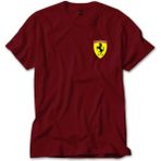 Z zepplin Ferrari Logo Kırmızı Tişört - 2XL