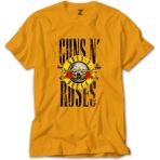 Z zepplin Guns N Roses Vintage Sarı Tişört
