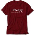 Z zepplin I Sleepy Kırmızı Tişört - 5XL