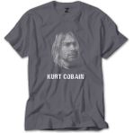 Z zepplin Kurt Cobain Lyrcis Gri Tişört - XL