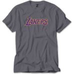 Z zepplin Los Angeles Lakers Gri Tişört - M