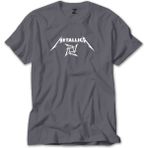 Z zepplin Metallica Blade Dream Text Gri Tişört - S