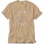 Z zepplin Metallica Don't Tread On Me Krem Tişört - XL
