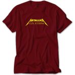 Z zepplin Metallica Lux Æterna Text Kırmızı Tişört - 4XL