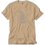 Z zepplin Metallica Snake Logo Krem Tişört - 5XL