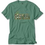 Z zepplin Nirvana Logo ve Yazı Yeşil Tişört - 3XL