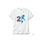 Z zepplin Portal 2 Logo Beyaz Tişört
