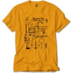 Z zepplin Pubg Items Sarı T-Shirt