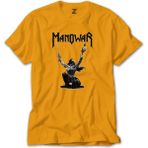 Z Zepplin RT5964 Manowar The Triumph Of Steel Sarı Erkek T-shirt