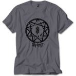 Z zepplin Slipknot Hellknight Gri Tişört