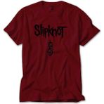 Z zepplin Slipknot Logo Text Kırmızı Tişört - 2XL