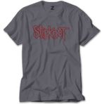 Z zepplin Slipknot Text Gri Tişört - XL
